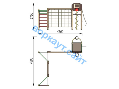 Детский спортивный комплекс ДСК 3112 в Владикавказе