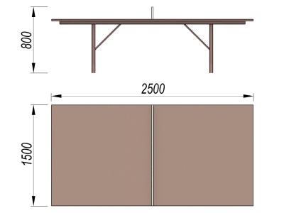 Теннисный стол МАФ 3517 в Владикавказе
