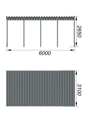 Теневой навес трибун МАФ 4130 в Владикавказе