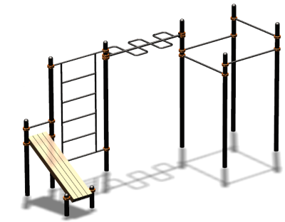 Спортивный комплекс воркаут ВС-74 в Владикавказе
