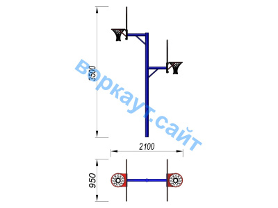 Баскетбольный щит двойной СИО 3511 в Владикавказе