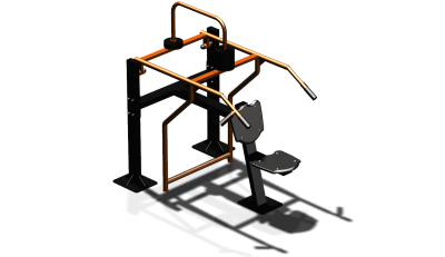 Силовой уличный тренажер  "Жим вверх сидя"  УТ403 в Владикавказе